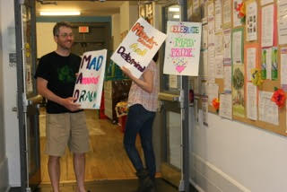 Tim in the 519 - Mad Pride Toronto Sign Party - June 4